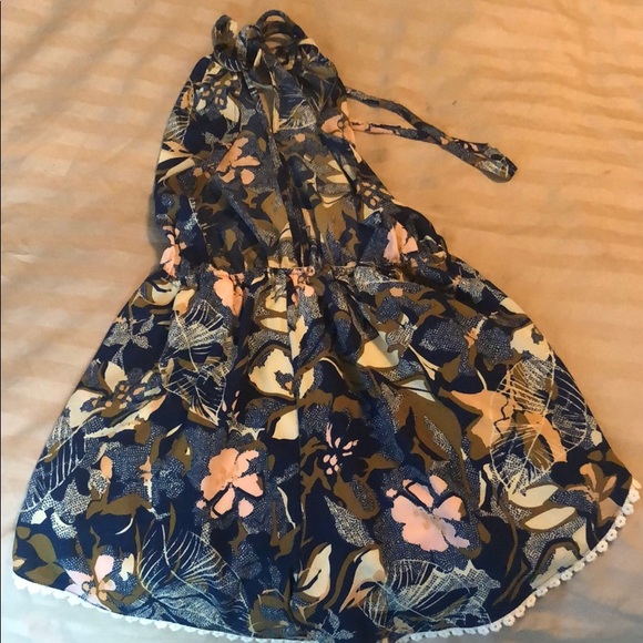 Blue floral romper - Picture 4 of 4